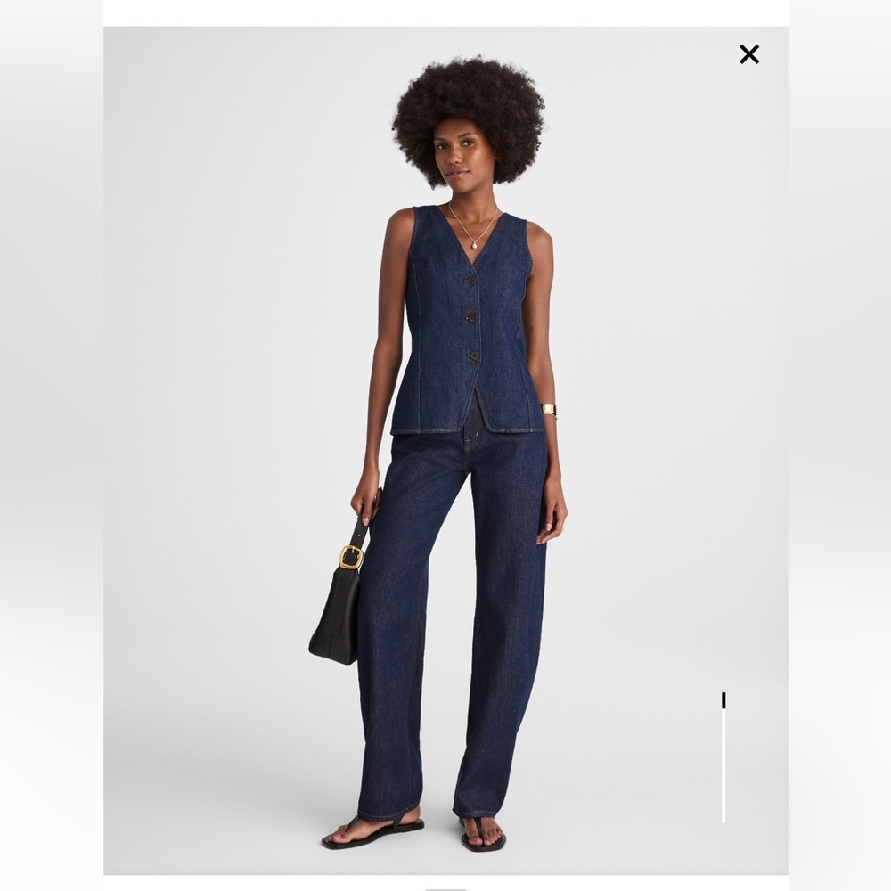 NWT Madewell The Balloon Jean in Rinse Wash
